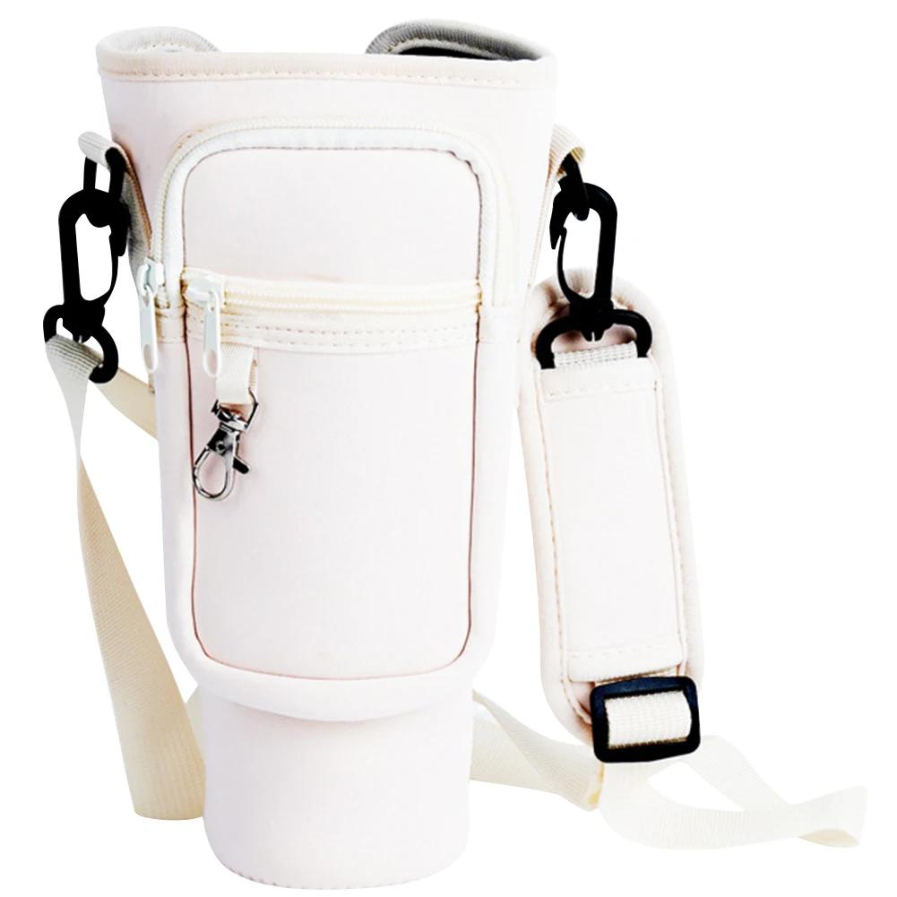 Copo térmico com alça, Copo térmico a vácuo, Garrafa de água de aço inoxidável para viagem, Caneca térmica com tampas, 40oz - Image 1