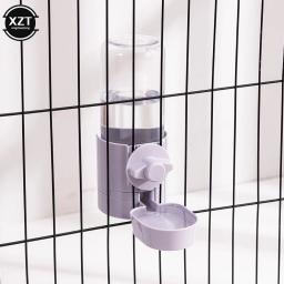 Animais de estimação gatos cães beber fonte alimentador pet gaiola pendurado tigela recipiente alimentador de água dispensador para filhote de cachorro gatos cães coelho - Image 3