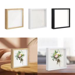 Moldura para flores secas, decoração de mesa profunda, caixa de sombra, moldura para arte - Image 6