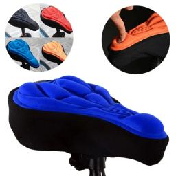 Mountain Bike 3D Saddle Cover, Grosso Respirável, Super Macio, Almofada do assento de bicicleta, Silicone Sponge Gel, Acessórios de bicicleta - Image 1