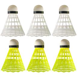 Nylon Badminton Ball para Iniciantes Prática, High Speed Badminton Birdies, Grande Estabilidade, Atividades Esportivas, 3 Pcs, 6 Pcs - Image 4
