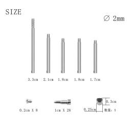 Um conjunto de ferramentas de reparo bassoon (30 eixos + 34 parafusos + 5 almofadas) acessórios bassoon - Image 2