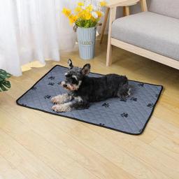 Esteira refrigerando para treinamento do animal de estimação, Dog Pee Pad com grande absorção de urina, Cama lavável, Cama fria - Image 5