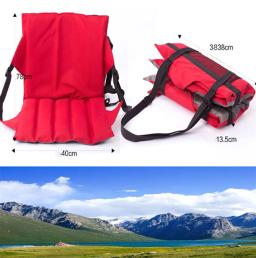 Assento ajustável e estofado para o caiaque, com saco do armazenamento, coxim da canoa, rafting portátil - Image 6