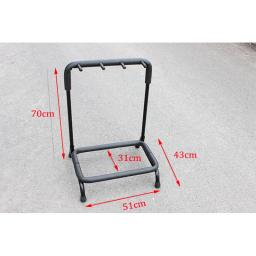 Suporte dobrável para exibição de guitarra, Universal Multi Guitar Floor Rack, acessórios, suportes, armazenamento, 3, 5, 7 - Image 6