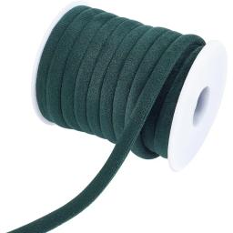1 rolo 10m 8mm cabo de veludo verde escuro macio veludo redondo gargantilha cabo diy artesanato corda de fita de veludo com carretel para gargantilha - Image 1