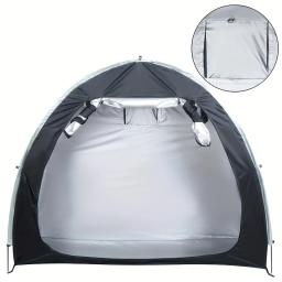 Impermeável Oxford Bicycle Cover Barraca de armazenamento ao ar livre 420D Silver Coating - Image 3