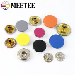 20 conjuntos meetee 12-17mm botões de pressão coloridos fixadores de pressão para costura de couro artesanato roupas sacos diy acessório de bordado - Image 4
