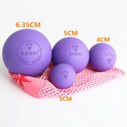 Portátil Borracha Fascia Massagem Bola, Fisioterapia Bola, Lacrosse Bola, Relaxamento Muscular, Alívio Da Dor, Yoga Fitness, Relaxamento Muscular - Image 3