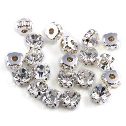 Cristais Brilhantes Pedras para Bordados, Contas De Vidro, Gemas De Tecido, Costurar Na Garra, Artesanato De Vestuário, 3mm-10mm, 100Pcs - Image 4