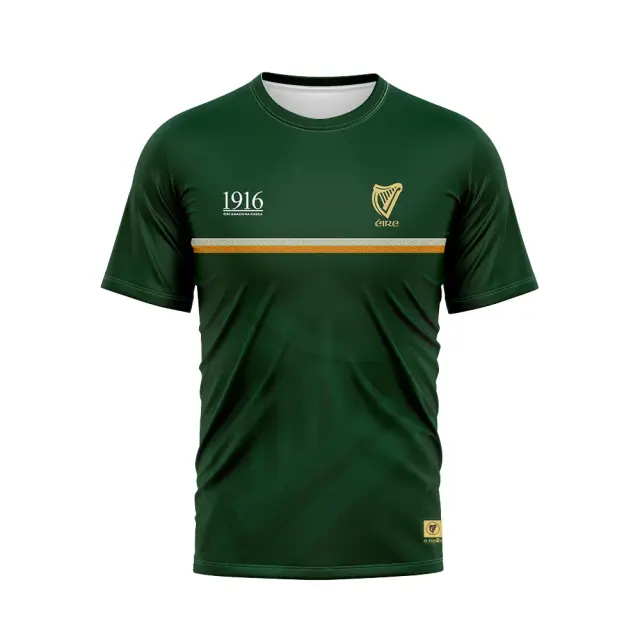 Camisa Masculina de Manga Curta de Rugby - Tábua Comemorativa e Estilo Esportivo Europeu-Americano, Novo modelo de 1920
