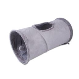 Canal de pelúcia dobrável para gato pet, camurça dobrável, brinquedo educativo, inverno quente, brinquedos interativos, suprimentos para gatos - Image 3