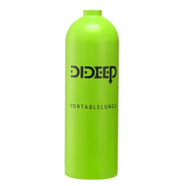 Mini tanque de oxigênio para mergulho de 2L - cilindro e respirador para snorkeling e buceo