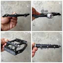 Pedais de bicicleta Gx-selados, acessórios pés chatos, feitos de alumínio cnc, para estrada e mountain bike, 3 peças de rolamento, novo - Image 6