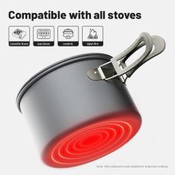 Naturehike-Kit De Panelas De Acampamento, Frigideira Ao Ar Livre, Chaleira Portátil, Louça Dobrável De Piquenique, Utensílios De Cozinha, Utensílios De Cozinha - Image 3