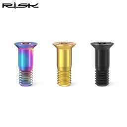 Risco 2 peças m5 * 14.2mm desviador traseiro de bicicleta jockey parafusos de roda parafusos de titânio mtb polia de estrada guia roda parafusos fixos acessórios - Image 4