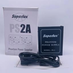 Fonte de alimentação fantasma do canal duplo de superlux ps2a 48v apropriada para o microfone do condensador 48v - Image 5