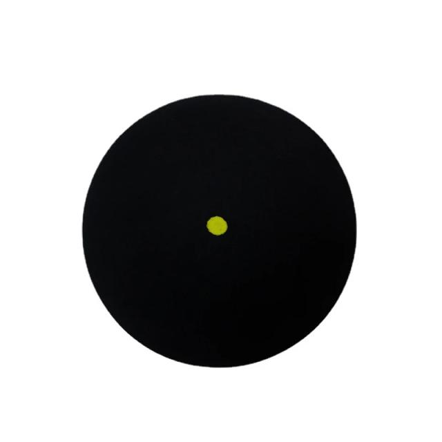 Bola de Squash de Borracha para Iniciantes e Treinamento - Raquete Ponto Vermelho, Azul e Amarelo com Velocidade Rápida - 1 Unidade