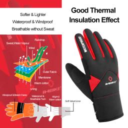 Inbike inverno luvas de ciclismo homem tela toque luvas da bicicleta engrossado mtb para andar da bicicleta motociclista acessórios - Image 5
