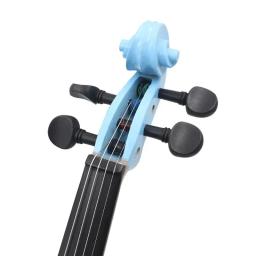 Violino Acústico Madeira maciça com Caixa, Instrumentos Musicais, Iniciantes Profissionais, Instrumento de Cordas de Alta Qualidade, 4/4 - Image 5
