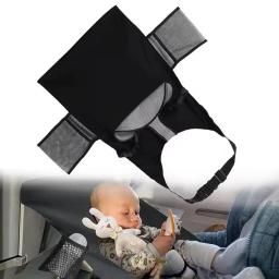 Cama de viagem para avião infantil, extensor de assento inflável para crianças, cama portátil essencial para avião/carro/trem, cinto de sono para viagem c4q4 - Image 3