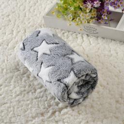 Tapete de cama coral para cães e gatos, cobertor estampado para filhotes, suprimentos para animais Golden Retriever Pug, cachorros pequenos médios e grandes, aconchegante, outono, inverno - Image 5