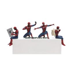 Hasbro marvel homem aranha super-herói homem aranha 7-9cm figura de ação homem-aranha anime coleção mini brinquedos modelo crianças presente - Image 2