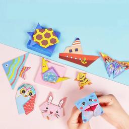 DIY Craft Kits 54 PCS Crianças Origami Livro De Papel para Animal Padrão 3D Puzzle Folding Toy Kids Handmade Jardim De Infância Artes Para L1 - Image 2