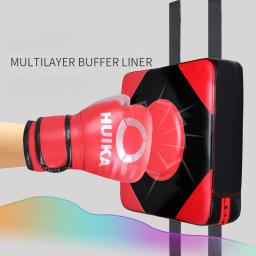 Grande parede de couro do falso almofada de perfuração boxe soco alvo treinamento saco de areia esportes manequim saco de boxe lutador artes marciais fitness - Image 5