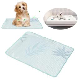 Tapete de resfriamento de verão para cão, reutilizável, macio, confortável, respirável, lavável, para animal de estimação, doméstico, suprimentos, resistente, e1m9 - Image 2