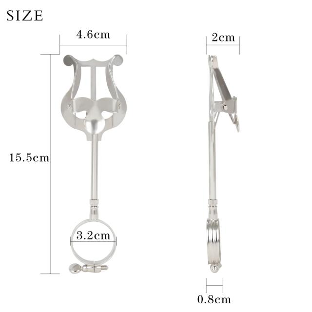 Suporte Portátil para Instrumentos de Sopro: Clarinete, Trompete, Flauta, Saxofone Barítono e Acessórios para Folha Marchando