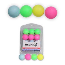 Bolas De Plástico De Tênis De Mesa, Bolas Bouncy, Decoração De Festa, Jogos De Entretenimento, Atacado, Pacote 12 - Image 4