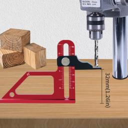 Tabela ajustável Saw Depth Gauge, Configurando o Blade Router, 0-60mm, Alumínio com Métrica e Polegada Scale Bits, Medidor de altura - Image 4