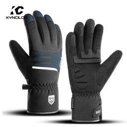 Luvas esportivas à prova de vento completas para homens e mulheres antiderrapantes, touchscreen, caminhadas, motocicleta, esqui, equitação, ciclismo, quente, inverno - Image 1