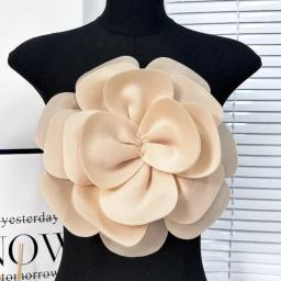 Broches de flores de tecido para mulheres Corsage vestido de casamento elegante, alfinetes de lapela elegantes, acessórios de jóias, 30cm - Image 2