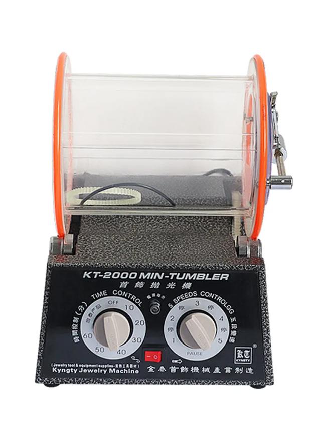 Mestre em Polimento de Joias com Máquina de Tambor Rotativo de Alta Velocidade: Ideal para Artesanato e Aficionados