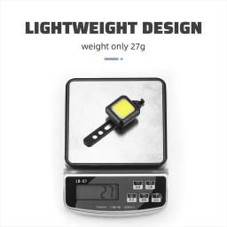West Bike-Bicicleta dianteira e traseira LED Light, Bike Light, farol, aviso, lanterna traseira, peças da bicicleta, Type-C Carga - Image 4