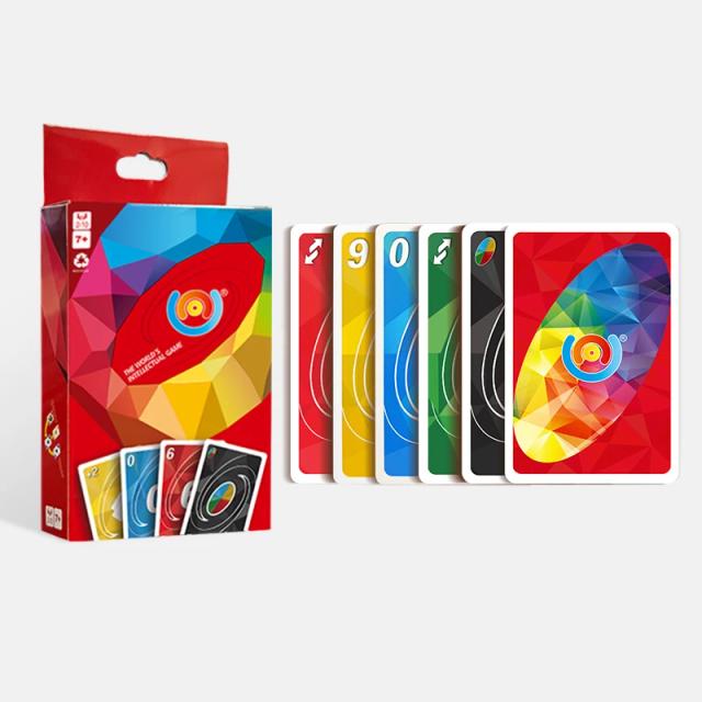 Jogo de Cartas Uno Clássico PVC/Cartão Duplo de Cobre 112 Folhas