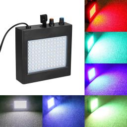 ALIEN Efeito de iluminação de palco com controle remoto 108 LED RGB branco Strobe ativado por som para Disco Party DJ Holiday com controle de velocidade variável - Image 4