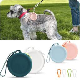 Silicone Pet Treat Pouch, Dog Treat Bag, Mosquetão-anexado Zipper, Tamanho de bolso, Kids' Bag, Dog Treat Pouch Set - Image 1