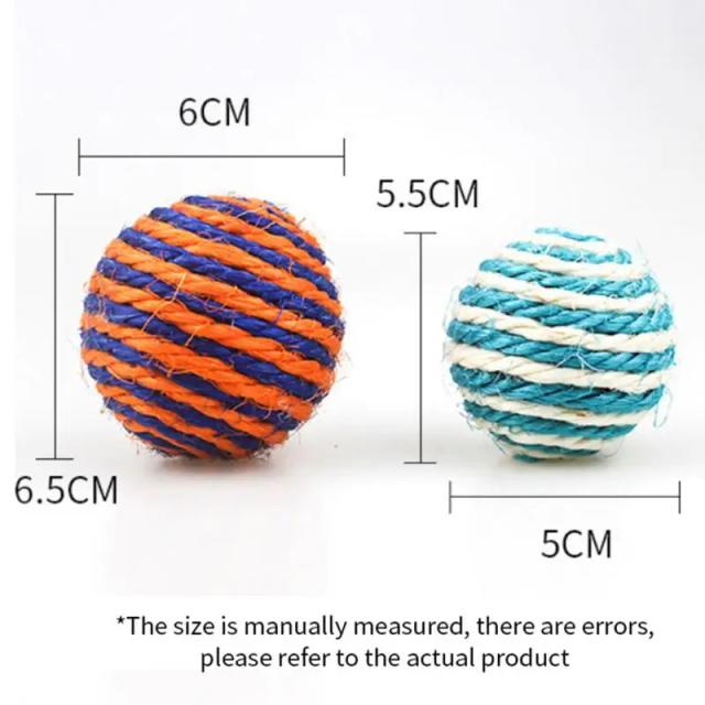 Corda Weave Ball: Brinquedo Interativo para Cães, Ideal para Mastigação e Treinamento