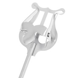 Folha de metal portátil flauta para instrumentos de sopro, partitura musical Stand, saxofone, trompete, trombone, clarinete, marchando Acessórios - Image 5