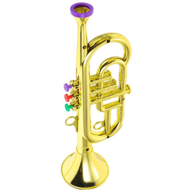Trompete Infantil: Brinquedo Musical para Crianças Iniciantes, Miniatura Divertida para Meninos