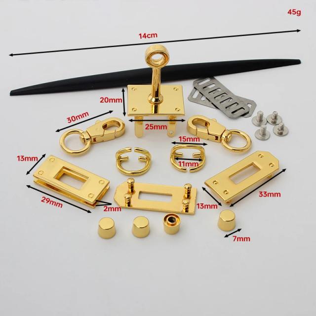 Fechos de Metal para Bolsas Tote - Conjunto de Fechos Snap para Artesanato, Acessórios e Moda DIY