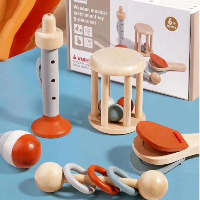 Descubra os Melhores Instrumentos Musicais Montessori para Bebês: Brinquedos de Madeira, Bateria com Xilofone e Presentes Educativos para Crianças na Pré-Escola