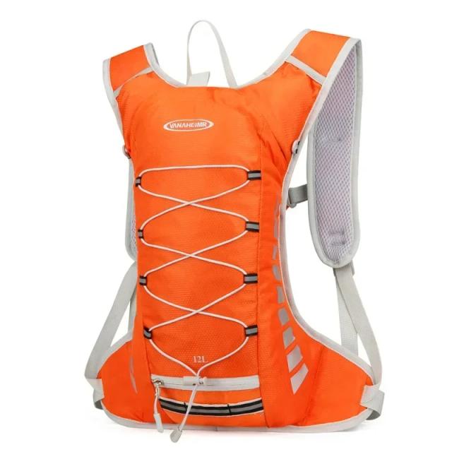 Mochila Portátil à Prova D'Água para Ciclismo e Esportes ao Ar Livre com Sistema de Hidratação