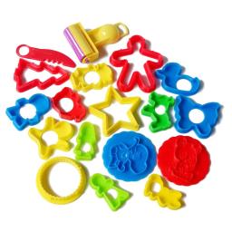 Diy plasticina molde modelagem argila kit plástico jogar massa ferramentas conjunto cortadores moldes brinquedo para crianças presente do miúdo de alta qualidade segurança - Image 2