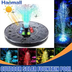 Fonte De água Solar Ao Ar Livre, banho De Pássaro Flutuante, jardim Piscina Lagoa Cachoeira, painel Solar, bomba De água - Image 1