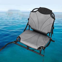 Ajustável Kayak Pesca Assento, liga de alumínio e Nylon Praia Cadeira, Barco Assento, Canoa Encosto, Barco Pesca e Viagem - Image 2