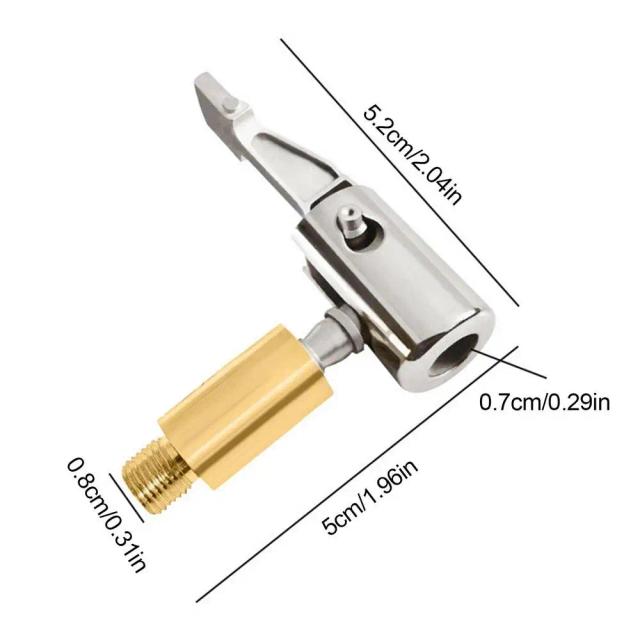 Adaptador de Bocal para Inflador de Pneus: Acessório Rápido para Bicicletas, Caminhões e RVs